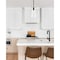 Z-Lite Kira Pendant, 1-Light, 6.5 In.W x 13 In.H, Matte Black/Clear 7508P-ROD-MB - alternate 6